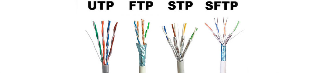UTP ، S / UTP ، FTP ، STP و کابل شبکه SFTP به چه معناست؟